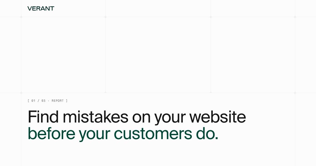 Verant screenshot 1